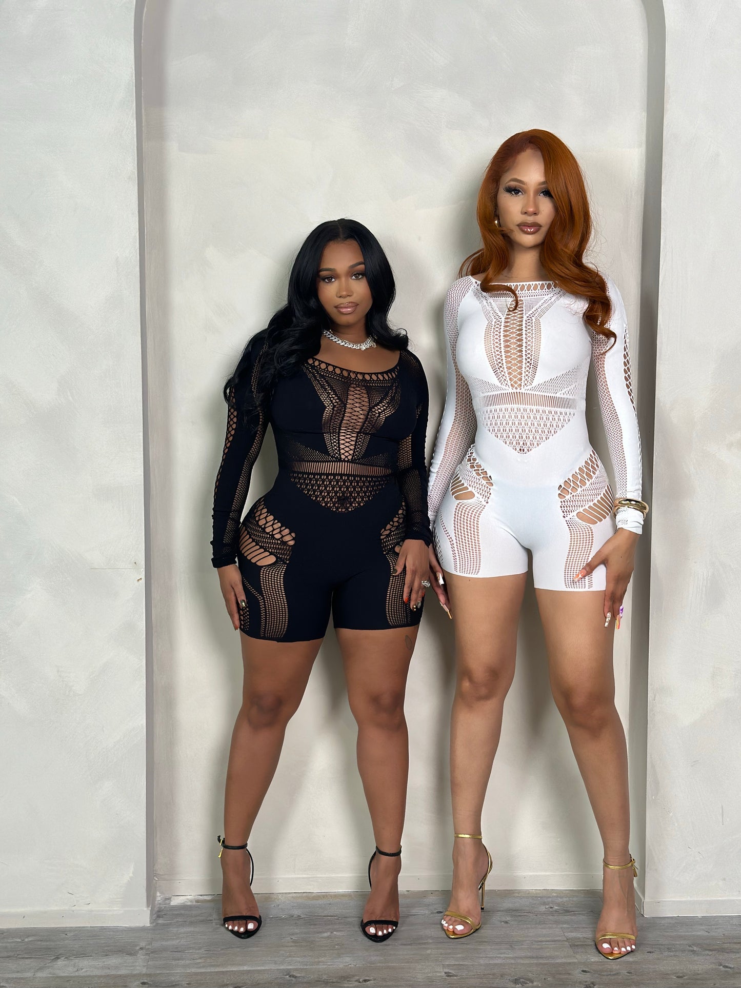 Waist No Time Romper - White